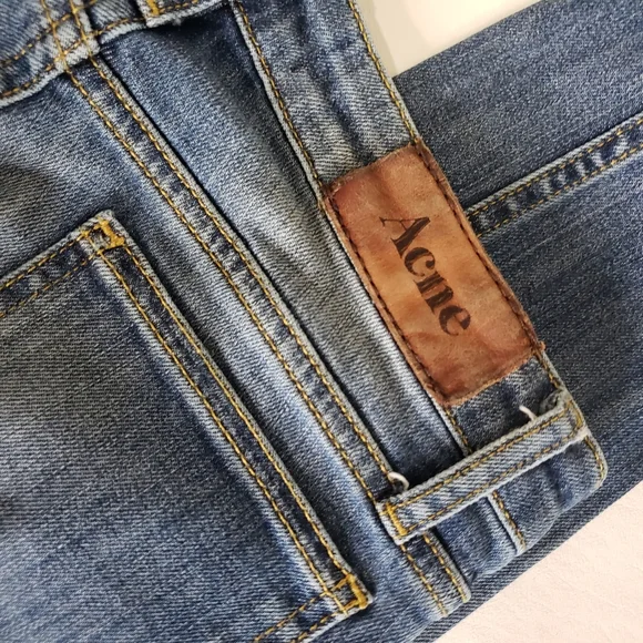 Acne Kex Soft Raw Skinny Jeans - Picture 5 of 7